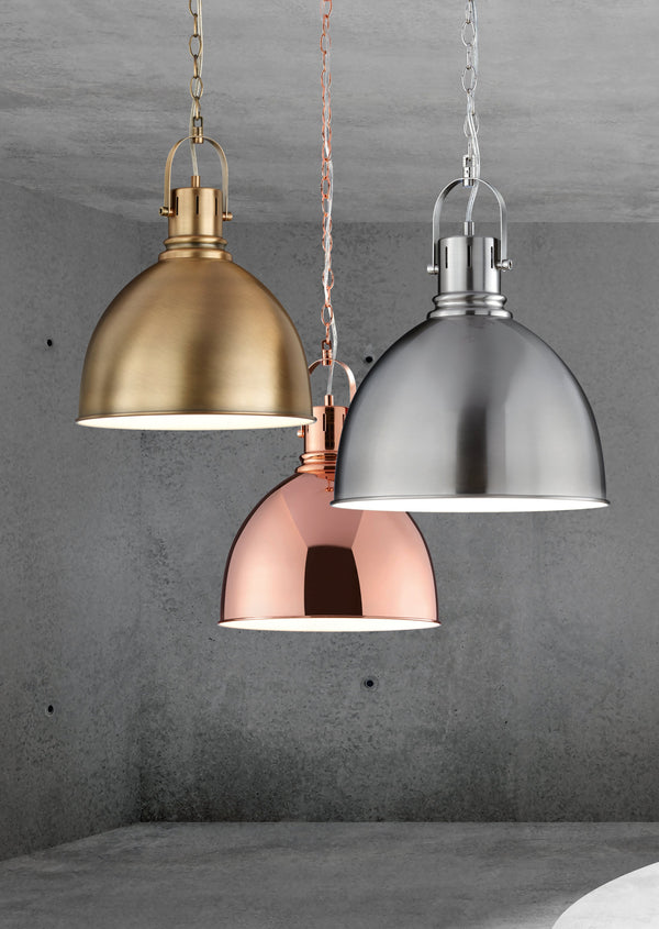 Suspension d'intérieur E27 en métal laiton vieilli acquista