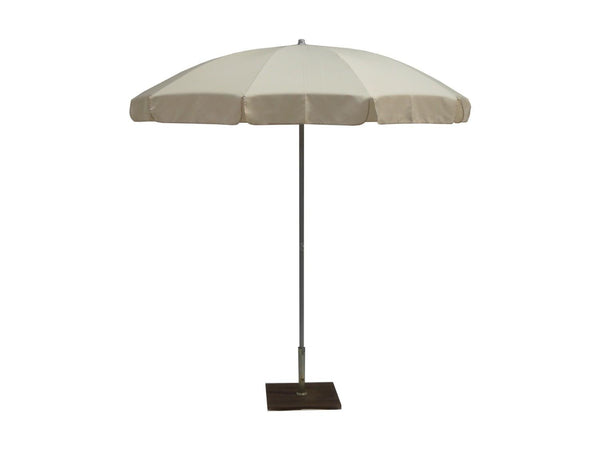 prezzo Parasol de jardin Ø2,4 m Mât Ø33 mm en Acier Maffei Novara Ecru