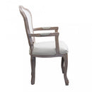 Poltrona Charlene in Tessuto 55x51x100 h cm in Tessuto Bianco