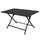 Table Alabama 130x77x73 h cm en aluminium anthracite