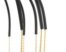 Lampadario Elegant Ø29x72 cm in Ferro Nero e Oro