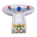 Poggiamestolo 27,8x12,4x3,5 cm  in Ceramica VdE Tivoli 1996 Infinito Alicudi