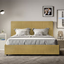 Letto Matrimoniale Mika Ocra Varie Misure