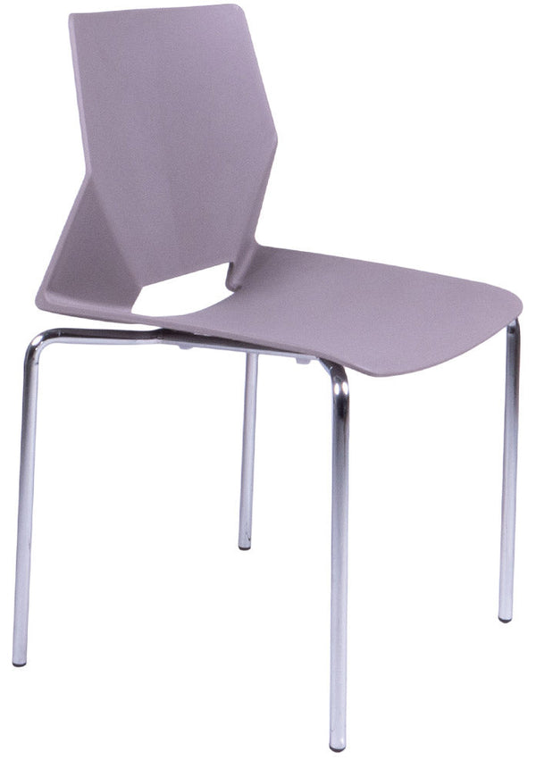 Chaise en Polypropylène et Chromo Vandi Gris Clair prezzo