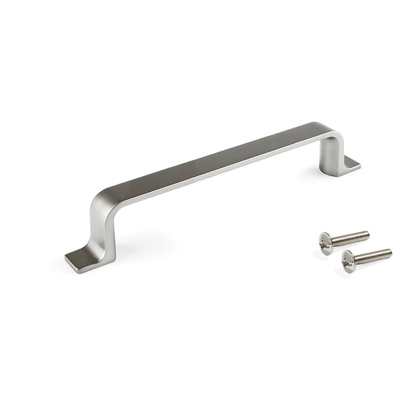 acquista Poignée Emuca pour Kobe Cabinet Center Distance 96 Satin Nickel Zamak