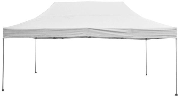 prezzo Tonnelle de Jardin Pliante 3x4,5m en Aluminium et Tissu Blanc