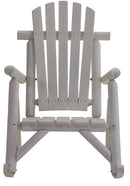 Sedia a Dondolo in Legno Kyoto Bianco