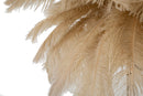 Lampada da Tavolo Palm Cammello Ø40x55 cm in Ferro e Plastica Oro e Cammello      