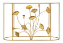 Console Fissa Flow 120x80x40 cm in Ferro e MDF Oro