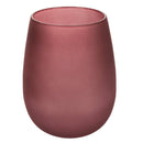 Set 6 Bicchieri Acqua Effetto Ghiaccio Happy Hour Provence in Vetro VdE Tivoli 1996 Viola