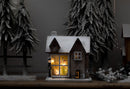 Casina con Luci H26 cm in Legno e Plastica