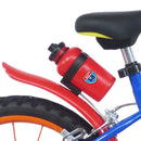 Bicicletta per Bambini 16" Hot Wheels Freni Caliper e Stabilizzatori in Acciaio Hi-Ten Blu e Rosso      