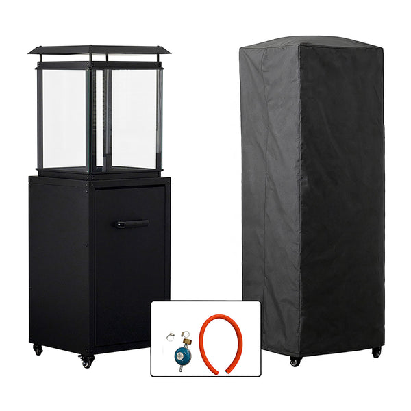 Stufa a Gas da Esterno Raven 8kW Riscaldatore a Propano con Copertura Nero sconto