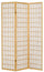 Paravent Separè 3 Panneaux 130,5x178cm en Bois de Hêtre Tosini