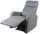 Fauteuil Releveur Electrique 1 Moteur en Simili Cuir Gris Vandi