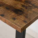 Scrivania da Ufficio Porta PC 120x60x74,5 cm in Acciaio  Nera