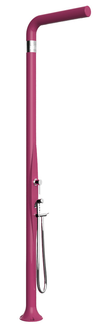 Doccia da Esterno Giardino Miscelatore e Doccetta Mobile Arkema Funny Yang Fuxia prezzo