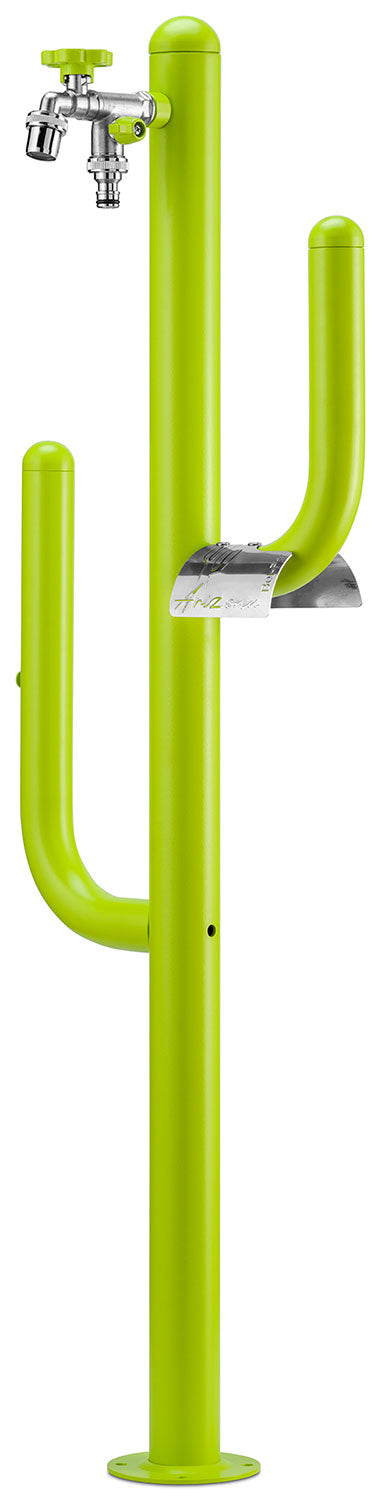 Fontana a Colonna Rubinetto Doppio in Ottone e Porta Tubo Arizona Belfer 42/ARZ Verde Acido prezzo