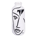 Vaso con Viso Ø9,8x24 cm  in Ceramica VdE Tivoli 1996 Vis a Vis