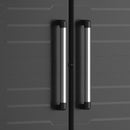 Armadio in Resina 4 Ripiani 65x45x182 cm Keter Detroit Portascope Nero