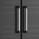 Armadio in Resina 4 Ripiani 65x45x182 cm Keter Detroit Portascope Nero