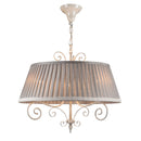 Lampadario Elegant in Metallo Felicita Beige