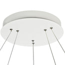 Lampada pendente Modern in Metallo Nola Bianco