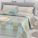 Coperta Pura Lana 450gr Cober Grace Azzurro