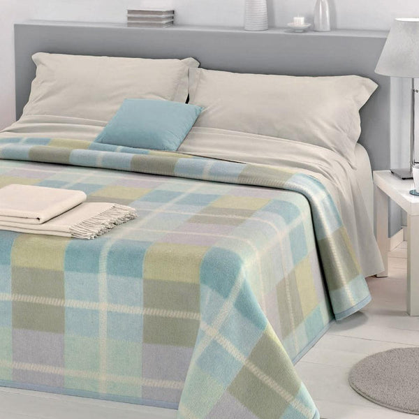 online Couverture Pure Laine 450gr Cober Grace Bleu Clair