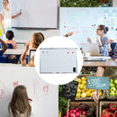 Lavagna Magnetica da parete 90x60 cm in alluminio Bianco 