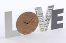 Orologio da Parete “Love” 45xH18,5 cm in Mdf Multicolor