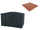Sol pour Jardinière 322x233x209 cm en Plastique Terracotta