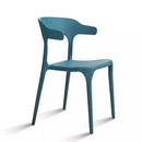 Set 4 Sedie Impilabili 50x75,5x52 cm in Polipropilene New America Ottanio