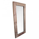 Specchio Trevor 180x80x5 h cm in Pino riciclato Marrone