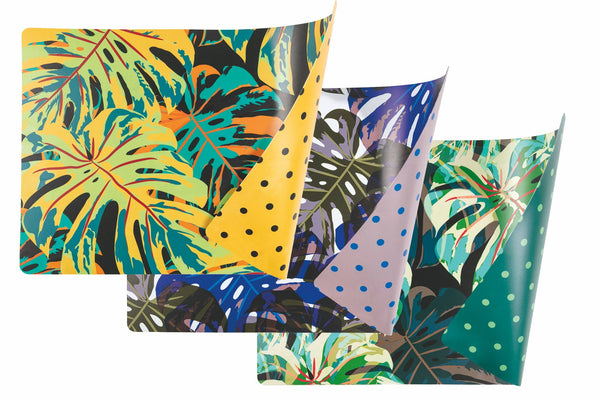 Lot de 6 sets de table rectangulaires double face VdE Tivoli 1996 Copacabana acquista