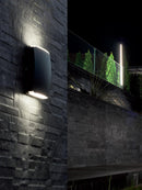 Applique da Esterno a LED 4W+4W 4000K Sovil Grigio