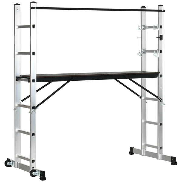 Echafaudage 3 en 1 à Hauteur Réglable Max 150 Kg en Alliage d'Aluminium online