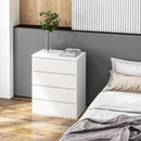 Cassettiera 4 Cassetti 60x40x80 cm in Truciolato Bianco