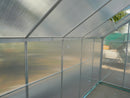 Serra da Giardino 1,9x3,1 m in Alluminio e Policarbonato Alveolare 3,7mm Grigio 