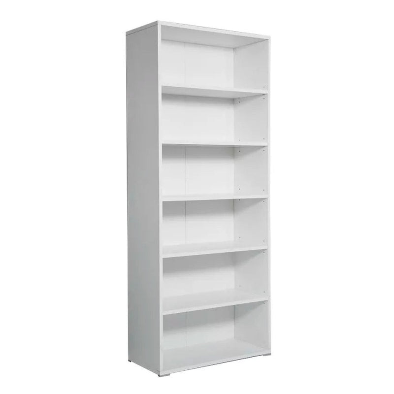 Libreria 6 Ripiani 72,3x34,1x177,1 cm in Truciolare Nobilitato Bianca