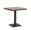 Tavolo da Esterno 75x75x75h cm in Alluminio e Acciaio E-Coating Zelmar Antracite