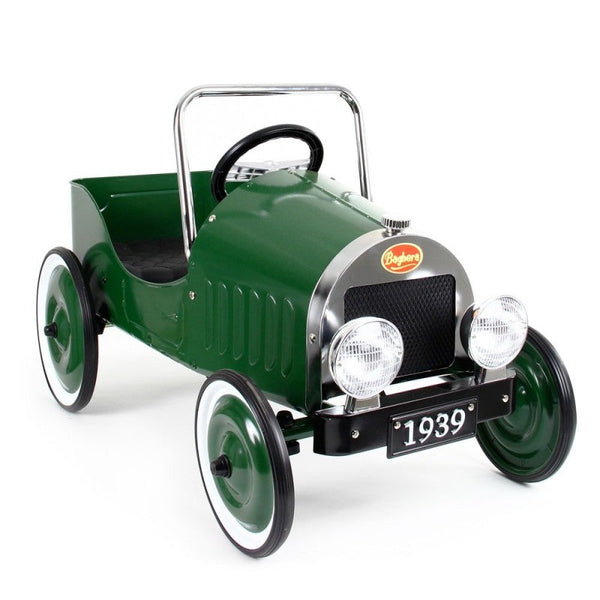 acquista Voiture de Course à Pédales Vintage pour Enfants Baghera Classic Vert