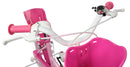 Bicicletta per Bambine 16" Disney Minnie Freni Caliper e Stabilizzatori in Acciaio Hi-Ten Rosa