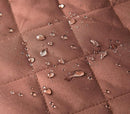 Copridivano double face 1 posto 70x170 cm in Tessuto Trapuntato Marrone