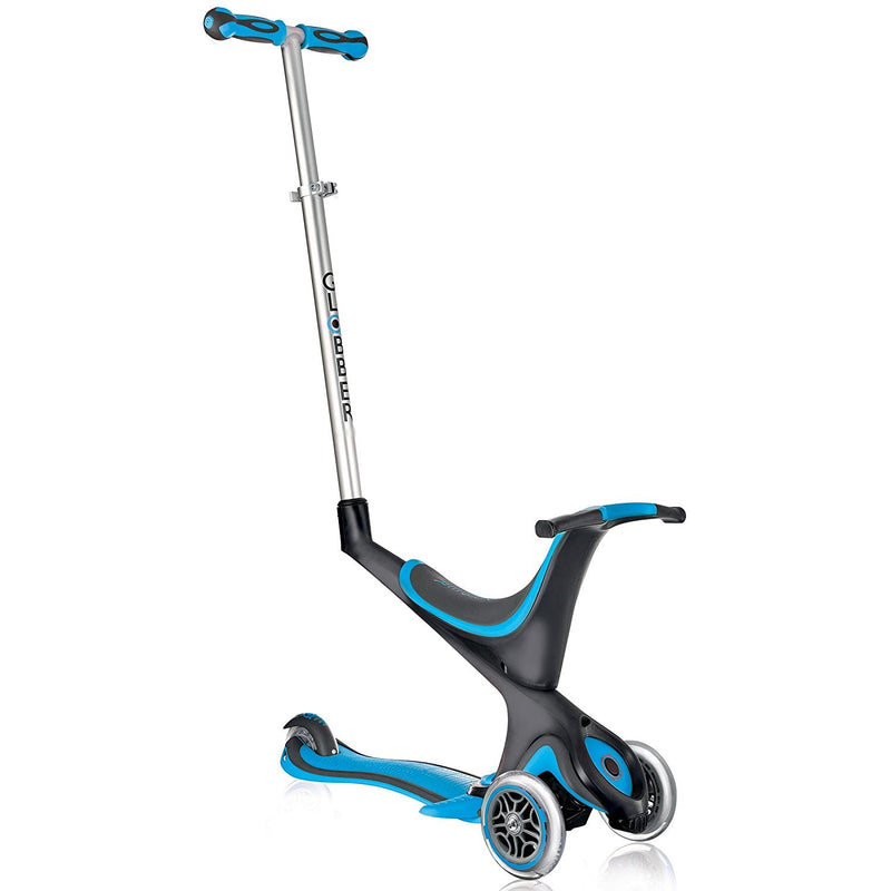 Monopattino Passeggino Triciclo a 3 ruote Evo 5 in 1 Globber Azzurro