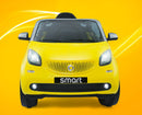 Macchina Elettrica per Bambini 12V Smart Fortwo Cabrio Gialla