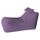 Chaise longue transat 120x70x65 cm avec coussin en polyester Armonia lavande