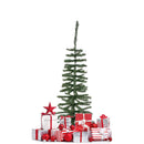 Albero di Natale 100H cm Rami Pieghevoli in PVC Abete Artificiale