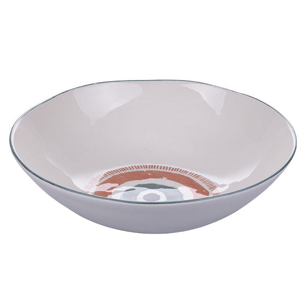 Insalatiera Fonda Ø31x9 cm in Ceramica VdE Tivoli 1996 Occhio Marino sconto