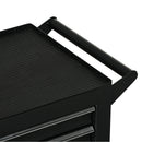 Carrello Porta Utensili da Officina con 7 Cassetti Serratura con Chiavi 69x33x75 cm Nero